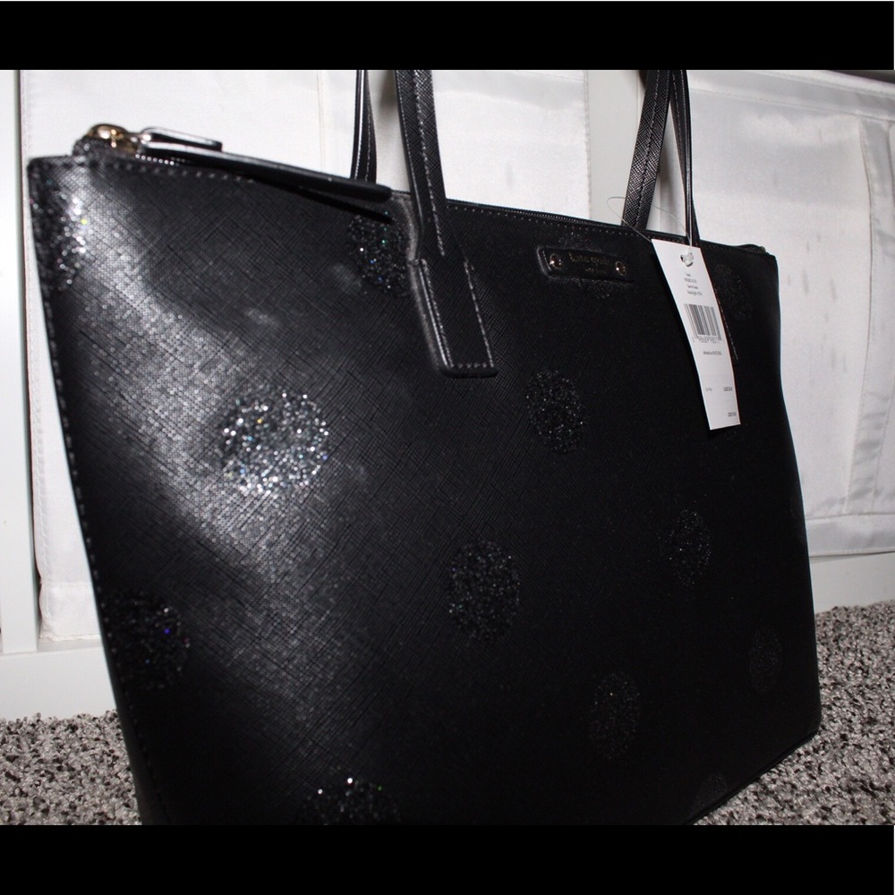Kate Spade all black purse